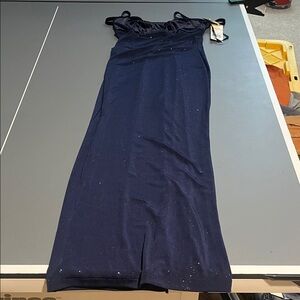 All that Jazz Midnight Blue Strapless Dress